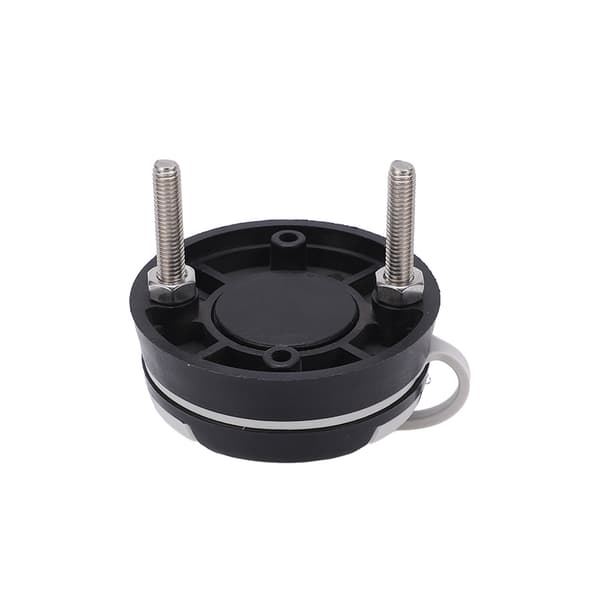 Kayak Track Mount Base Plum Shape PVC Plastic Boat Round Rail Rod Holder Accessory