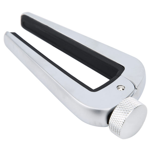 Flanger Gitarr Capo Ukulele Stämning Spänning Multifunktionella Musikinstrument Tillbehör Silver
