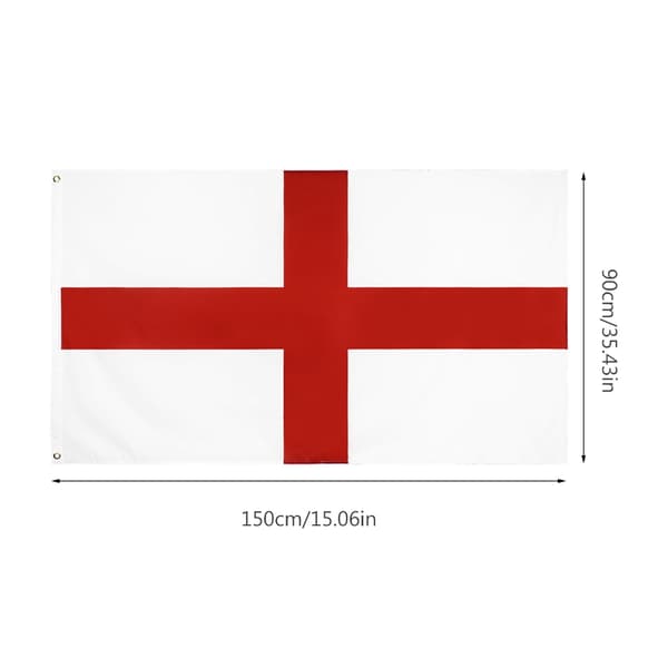 Englands nasjonale flagg 3x5ft 150D polyester landsflagg innendørs/utendørs[ALM]