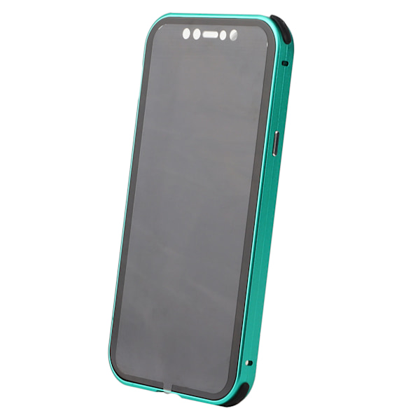 Anti-Peep Magnetisk Adsorpsjon Telefondeksel Dobbeltsidig Glass Telefonveske for iPhone 12Pro