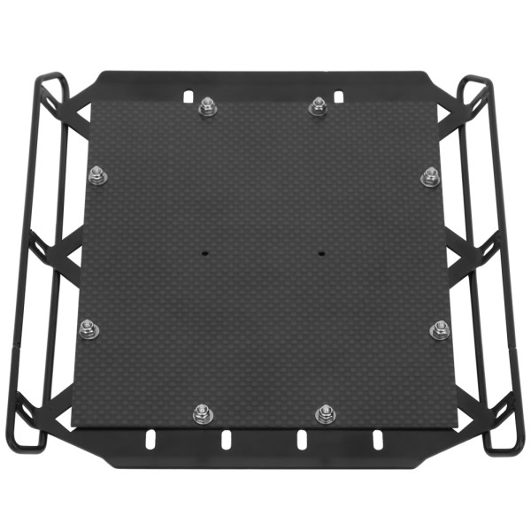 Metallinen Kattoteline Matkatavaroiden Kuljetukseen Musta Tarvike TRX6 G63 1/10 RC-Mönkijäautolle