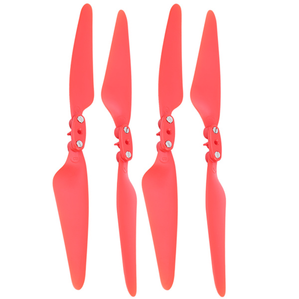 2 Par RC Drönarpropeller Ersättningstillbehör Passar Hubsan H117S Zino/ZinoiproRöd