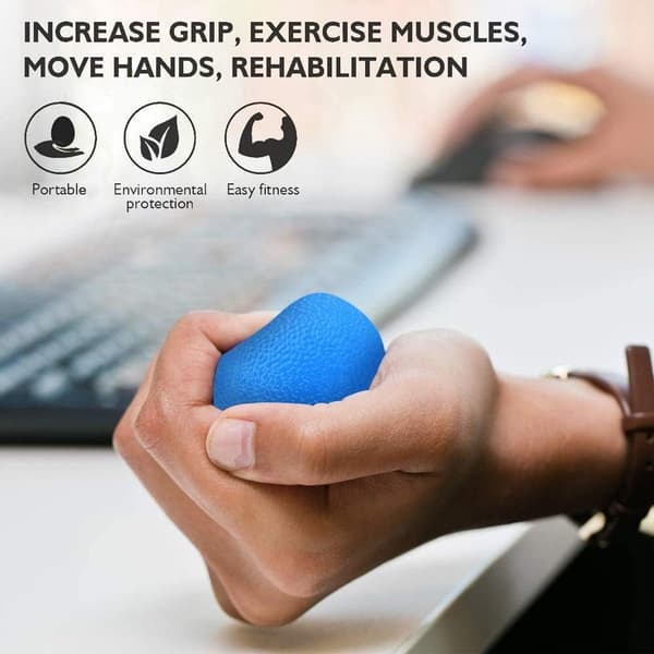 Hand Trainer-Adjustable Hand Trainer-Finger Trainer-Egg-Shaped Grip Balls-3 Pieces-Climbing Ball-Hand Trainer-Anti-Stress Balls for