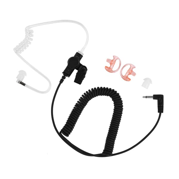3,5 mm Universal Lyt-Kun Akustisk Rør Ørestykke Headset Med Ørepropper Til Højttalermikrofon