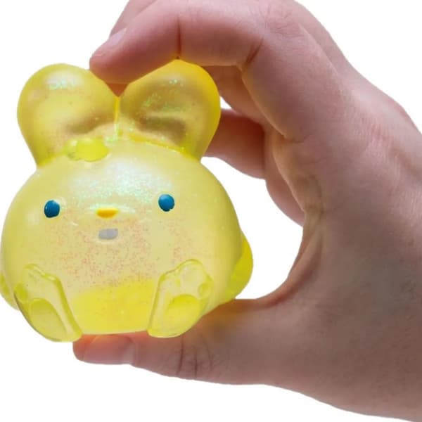 3 stk. kanin-stressbolde til voksne, bløde stressbolde til stresslindring, fidget-bolde sensoriske til angst, stress, påskefester