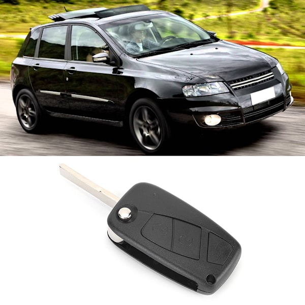 Auton 2-painikkeinen kauko-ohjaimen avaimenperän kuoren korvaava autotarvike FIAT-malleihin