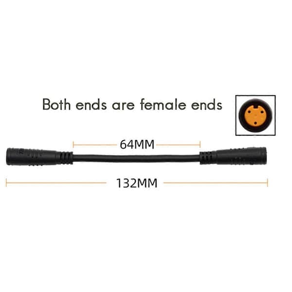 3-Pin E-bike Throttle Connectors Sensor Thumb Throttle Cable Motor C