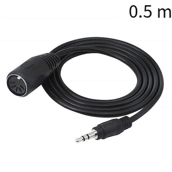 Pakke med type-A MIDI til 3,5 mm adapterkabel, 20-tommer, lydkabel