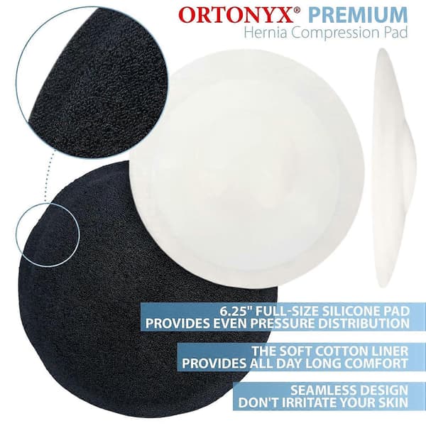 XXL Umbilical Hernia Support Belt - Abdominal Support with Pressure Pad for Post-Surgery Recovery