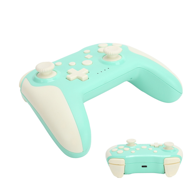 Trådlös 6-Axis Gamepad Bluetooth Dubbel Vibration Spelkontroll för Switch-konsol