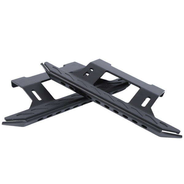 Sivupolkimen alumiiniseos jalkatukilevy lisävarusteet sopivat AXIAL SCX10 1/10 RC Crawler Car Type B noir