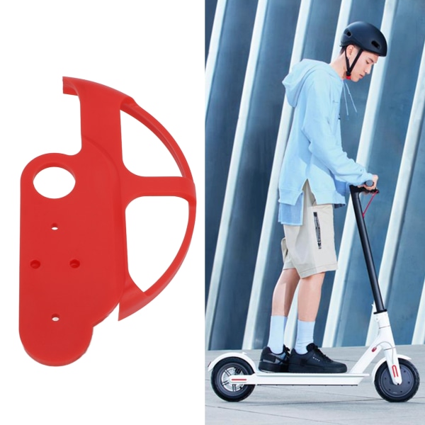 Bagbremseskivebeskyttelse Elektrisk scooter Skivebremseskivebeskyttelsesdæksel til Xiaomi Mijia M365 M365 Pro red
