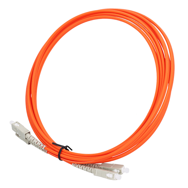 Kuituoptinen kaapeli 50/125μm 3 metriä Multimode Dual‑Core Optinen Patch Cord SC/UPC MM‑DX Tietokonetarvikkeet