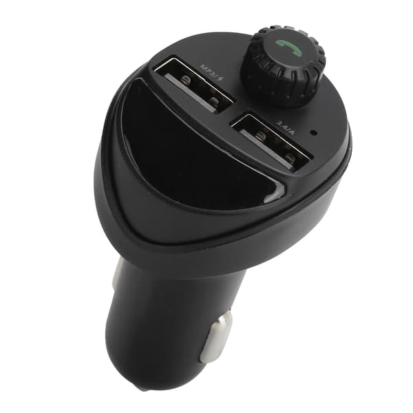 Bluetooth FM Transmitter Wireless Adapter Music Player Car Dual Ports 3.4A Fast Charger 0.3