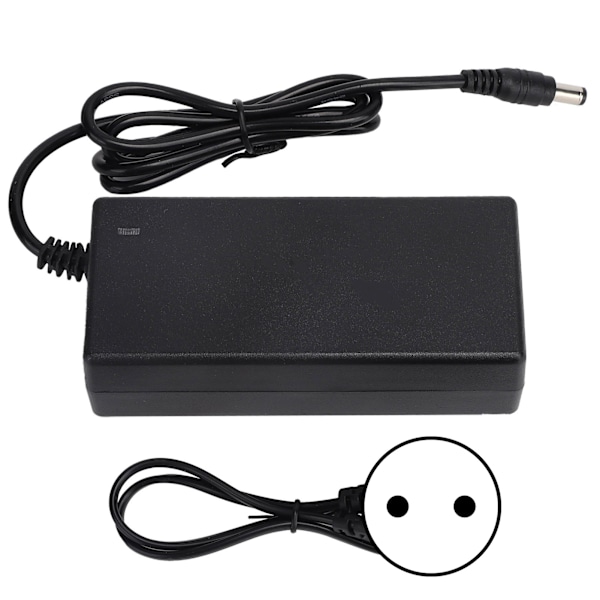 42V 2A Strømadapter DC 5,5mm Hanstik til 36V Lithium Ion Batteri AC 100‑240V 50/60Hz EU Stik