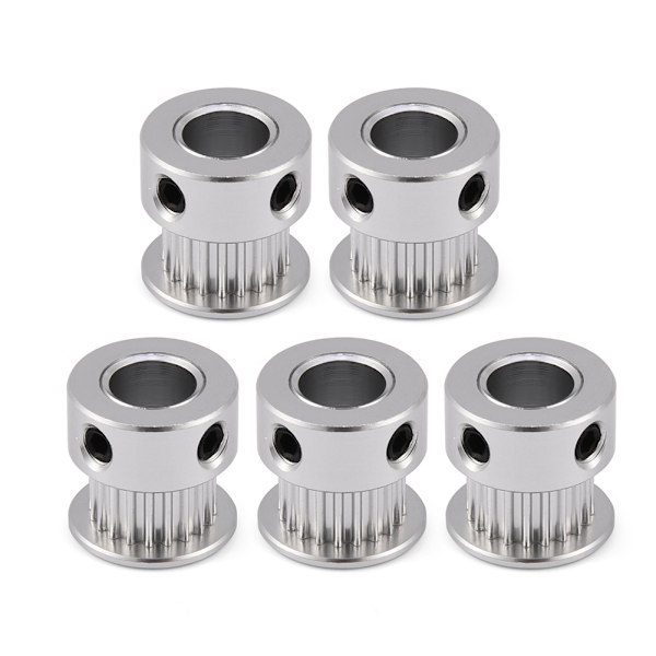 5 kpl 2GT 20T Alumiiniseos Hammaspyörä Synkroninen Jakohihnan Rulla 3D-tulostimeen 8mm