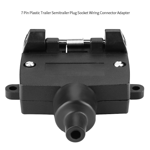 7-polig Plast Trailer Släpvagnskontakt Adapter