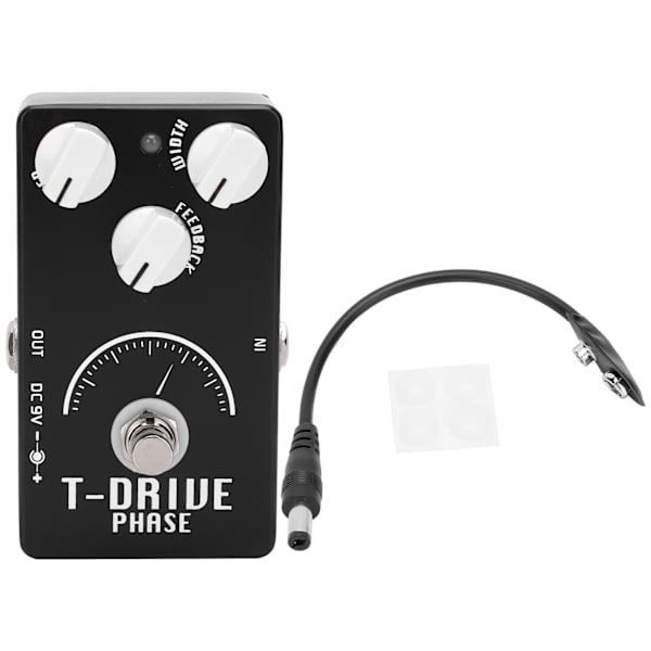 Gitar Phaser Pedal Elektrisk Analog Phase Shifter Effekt Musikinstrument Tillbehör CP61