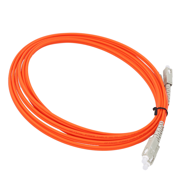 Kuituoptinen kaapeli 50/125μm 3 metriä Multimode Dual‑Core Optinen Patch Cord SC/UPC MM‑DX Tietokonetarvikkeet