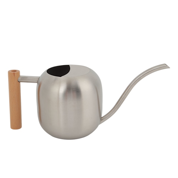 Vattenkanna Multifunktionell Hög Kapacitet Vattenkruka med Lång Pip för Inomhus Utomhus Växter 1200ML Silver