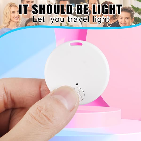 5-pack Portable GPS Tracker Mobile Tracking Anti-Loss Smart Device Key Finder GPS Locator for Pets, Wallets and Keychains Black