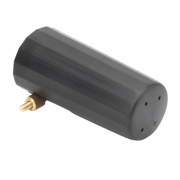 Altsaxofon Munstycksset PU Läder Ligatur Fäste Plastlock Vit Förpackning JS01