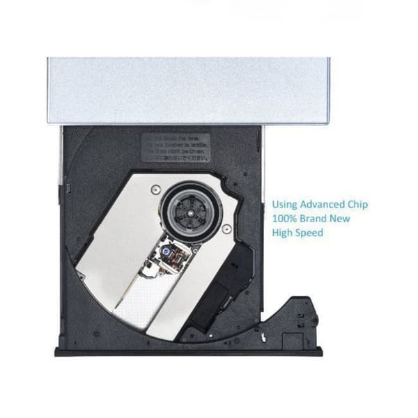 USB 2.0 ekstern DVD-stasjon, bærbar ekstern CD-stasjon, CD-brenner DVD-brenner