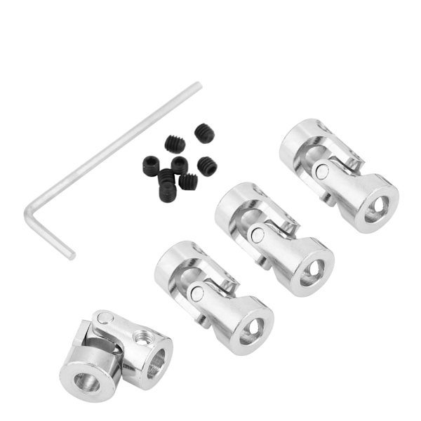 4st Axelkoppling Motorkontakt DIY Styrning Längd 23mm OD 11mm Universalknut (4*5mm)