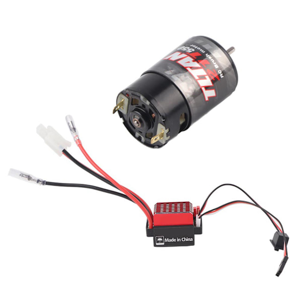 550 Borstad Motor 360A Borstad Elektronisk Hastighetsregulator ESC Passar för 1/10 RC Bil 21T