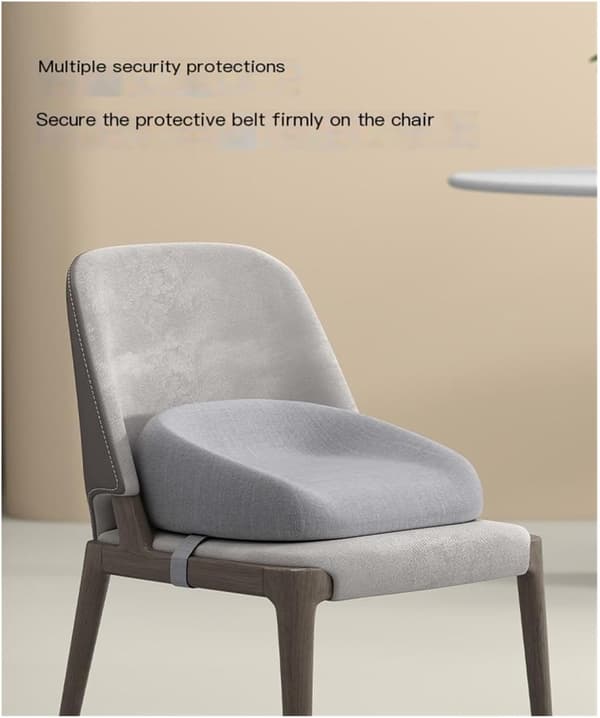 Dining Chair Cushion, Thickened Dining Stool Cushion (Mist Grey, 6cm Thick)