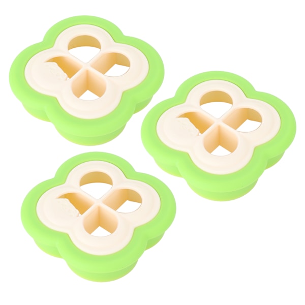 3-pack Smörgåsskärare 4-bladig Form Brödform Sushi Tillverkningsverktyg för Hemmakök