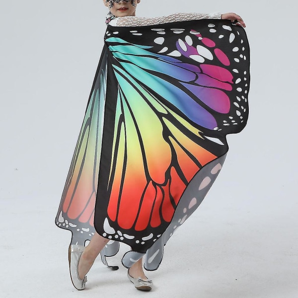 Barne sommerfuglsjal Lady Cape kostymetilbehør