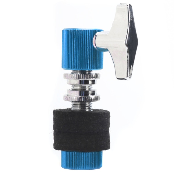 Hi-hat Clutch Jazz Tromme Aluminium Legering Cymbal Rack Holder Instrument Spilletilbehør (Blå)