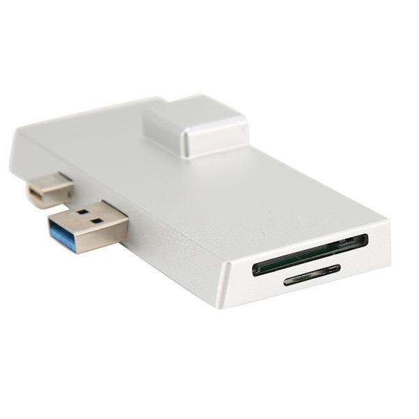 6 i 1 Dockingstation Aluminiumlegering Udvidelses Dock Tilbehør til Microsoft Pro 4/5/6