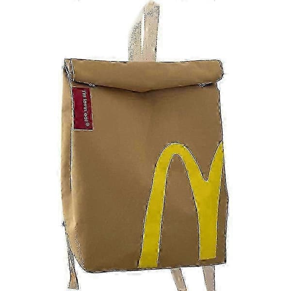 2025 McDonalds mönstrad ryggsäck resväska