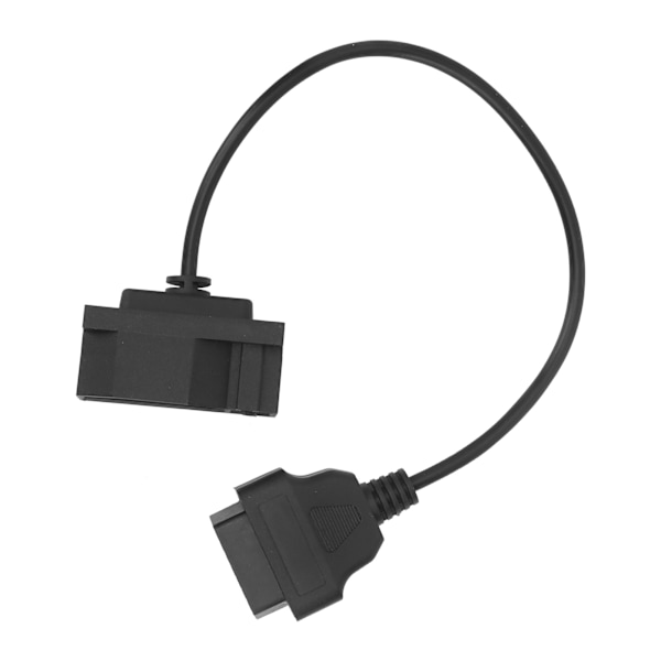 40cm/15,7in 7‑polet OBD1 til OBD2 OBDII 16‑polet Diagnostisk Scanner Adapterkabel Passer til Ford
