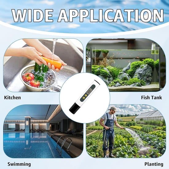 Digital TDS Water Quality Tester - Measuring Range: 1–9990 ppm — White