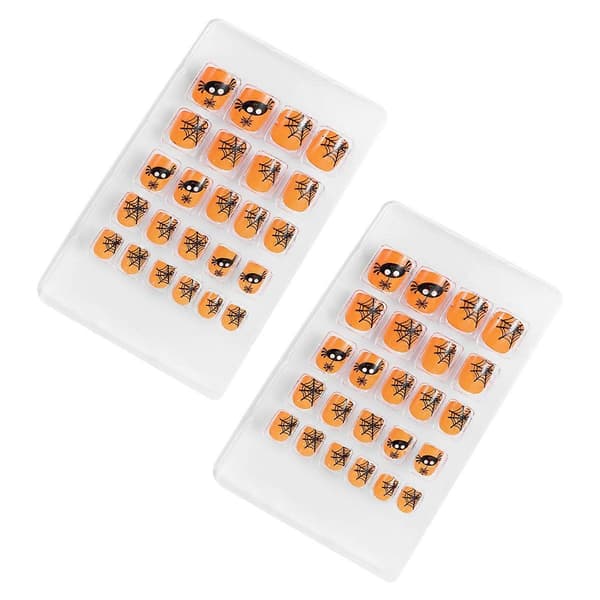 Halloween tekokynnet koristeluun 44 kpl oranssi setti