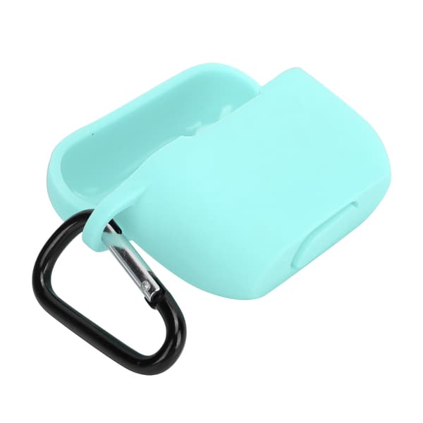 Silikonskal Skyddsfodral för IOS Earbuds Pro/III Bluetooth Headset Laddningsfodral Mintgrön
