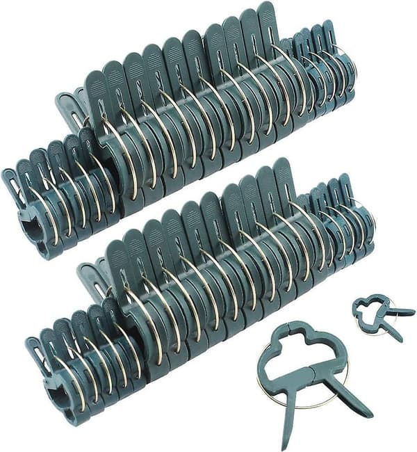 Tomatclips for klatreplanter - Sett med 60 (2 størrelser)