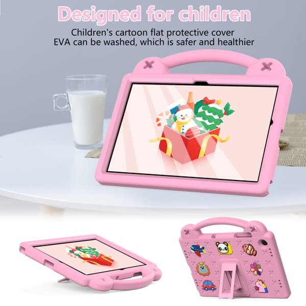 Samsung Galaxy Tab A9+ / A11+ Støtsikkert EVA-deksel med støtte for barn Rosa