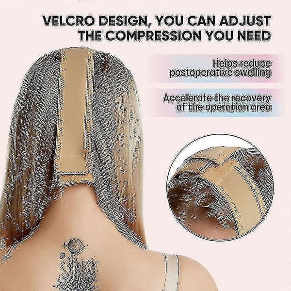 Compression Chin Strap for Facelift, Neck Lift, Post-Surgery Lift, Post-Liposuction Compression Garment - PP