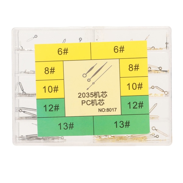Ur Time Minut Sekundvisere Legering Udskiftning Ur visere Dele Tilbehør til 2035 og PC Movement Guld Hvid og Sølv Hvid