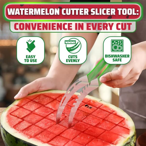 Melonskjærer - vannmelonskjærer - rustfritt stål