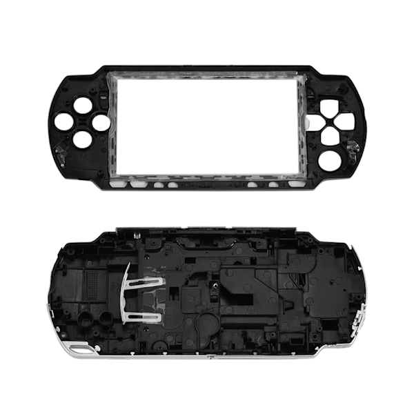 Udskiftningsbeskyttende Spillekonsol Hårdt Etui Cover Reparationssæt til SONY PSP 2000 Sort
