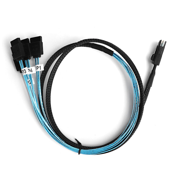 Mini SAS 36Pin Uros SFF‑8087 - 4 SATA 7Pin Naaras Kaapeli Mini SAS Isäntä Sisäinen Kaapeli