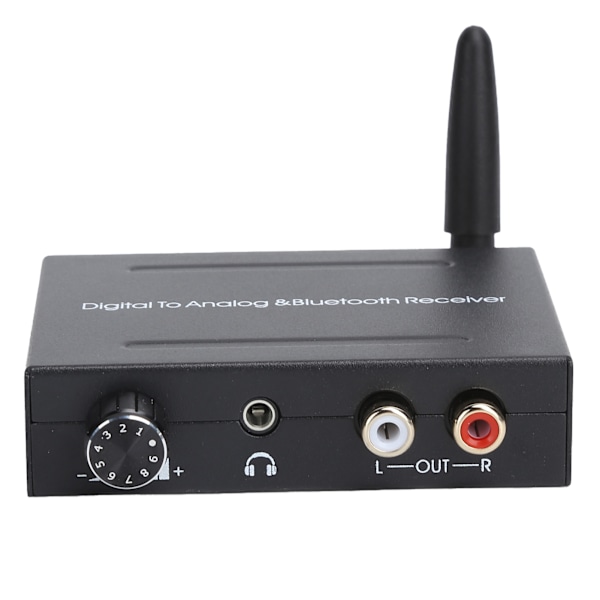 Digital til Analog Audio Konverter Bluetooth Mottaker Optisk Koaksial Audio Konverter