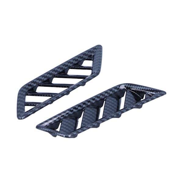 2 stk Dashbord Øvre Luftventil Trim Ramme Venstre Høyre Karbonfiber Stil Passer for MK8 2020‑2021