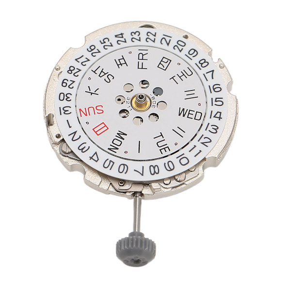Automatiskt Klockurverk Professionell Legering Dubbel Kalender Quartz Klockurverk för Klockreparationsdelar