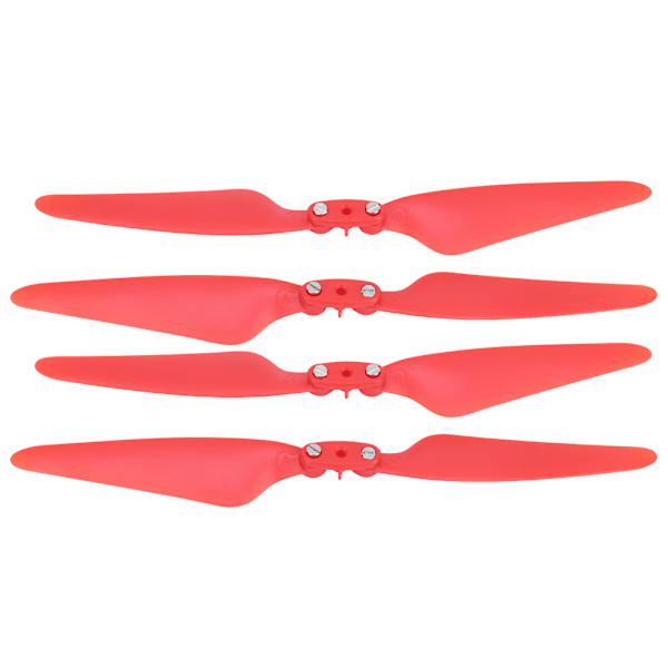 2 Par RC Drönarpropeller Ersättningstillbehör Passar Hubsan H117S Zino/ZinoiproRöd